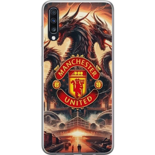 Samsung Galaxy A70 Gjennomsiktig deksel Manchester United