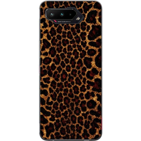 Kompatibelt Mobilskal till Asus ROG Phone 5 Wild Leopard brun