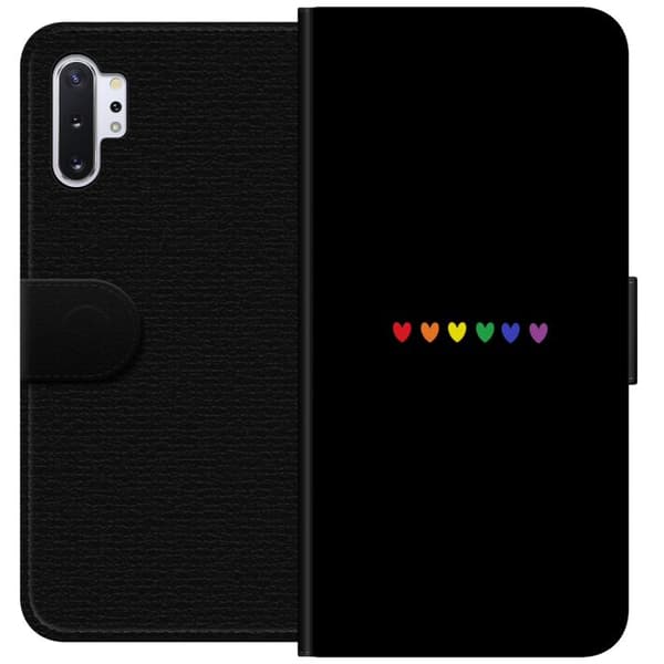 Kompatibelt Plånboksfodral till Samsung Galaxy Note10+ Pride Hearts