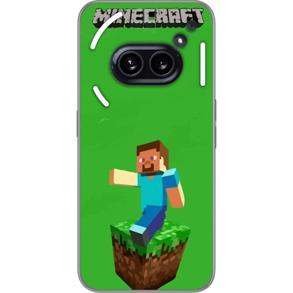 Nothing Phone (2a) Gjennomsiktig deksel Minecraft