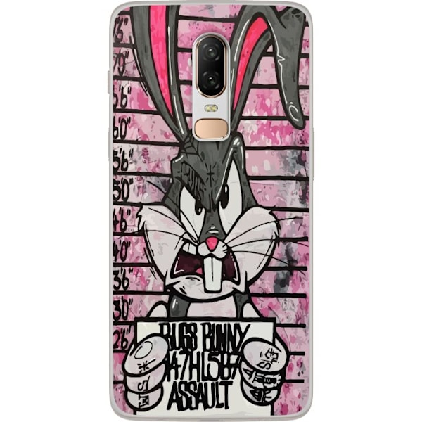 OnePlus 6 Läpinäkyvä kuori Looney Tunes