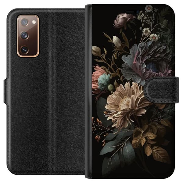 Kompatibelt Plånboksfodral till Samsung Galaxy S20 FE Blommor