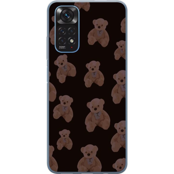 Xiaomi Redmi Note 11 Gennemsigtig cover En bjørn flere bjørn