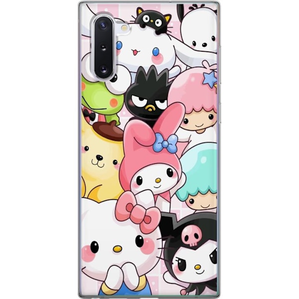 Samsung Galaxy Note10 Gennemsigtig cover Kawaii Sanrio Crew
