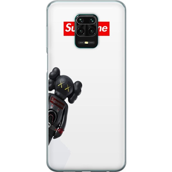 Xiaomi Redmi Note 9 Pro Gennemsigtig cover KAWS Supreme