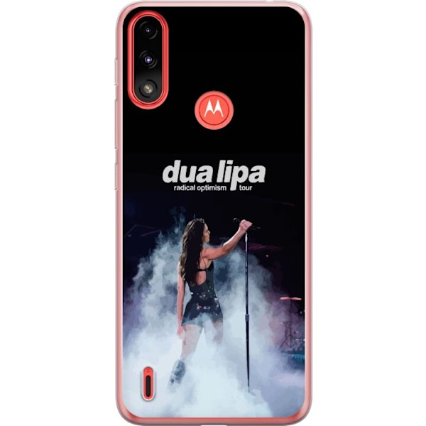 Motorola Moto E7 Power Gjennomsiktig deksel Dua Lipa – Signature Looks & Vibes