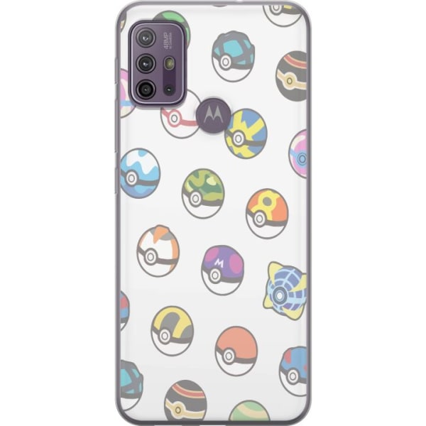 Motorola Moto G10 Gennemsigtig cover Pokemon