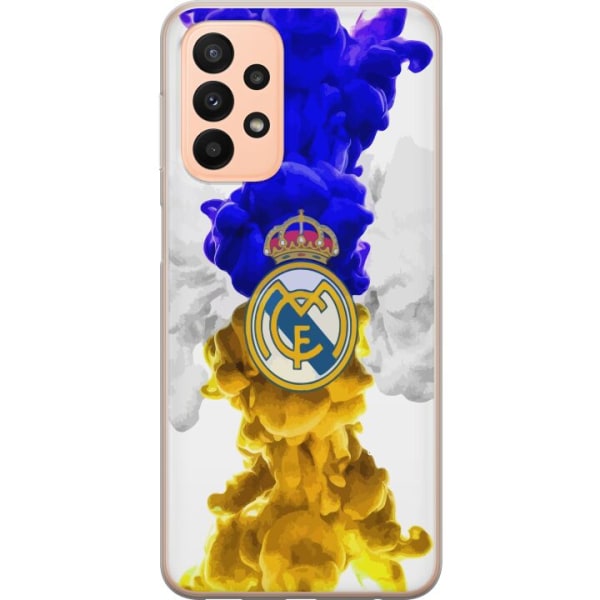 Samsung Galaxy A23 5G Genomskinligt Skal Real Madrid Färger