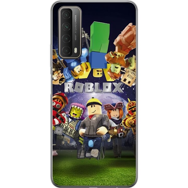 Huawei P smart 2021 Läpinäkyvä kuori Roblox Maailma - Pelaamisseikkailu Lapsille ja Nuorille