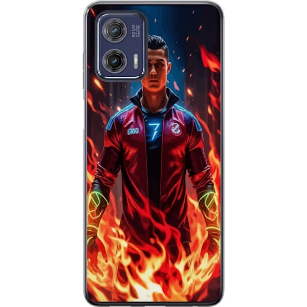 Motorola Moto G73 Genomskinligt Skal Ronaldo Inferno – fotbo