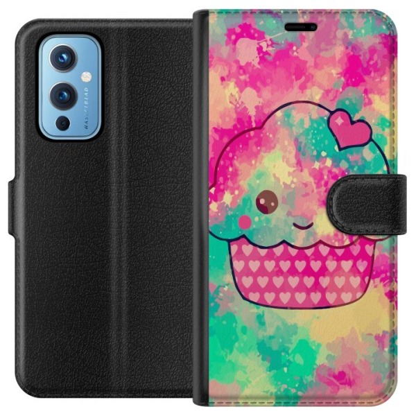 OnePlus 9 Lommeboketui Cupcake