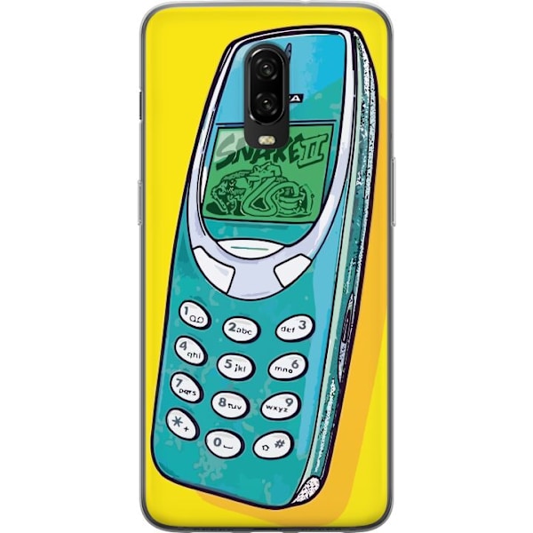 OnePlus 6T Genomskinligt Skal Nokia 3310, Snake 2