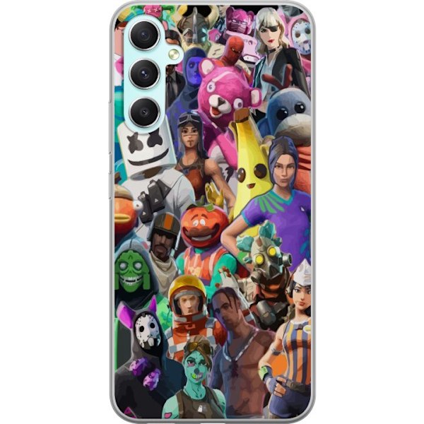 Samsung Galaxy A34 Gennemsigtig cover Fortnite