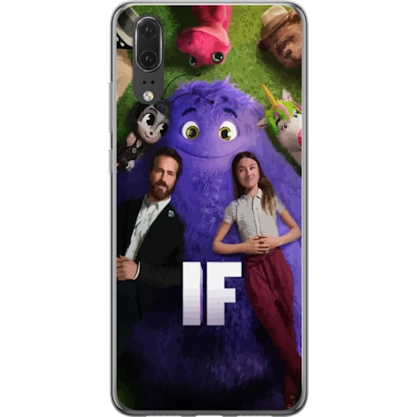 Huawei P20 Genomskinligt Skal IF: Låtsaskompisar