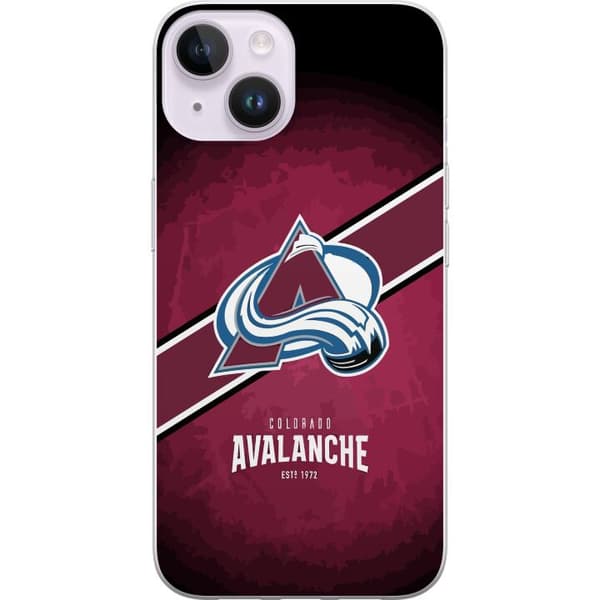 Kompatibelt Mobildeksel til Apple iPhone 14 Colorado Avalanche (NHL)