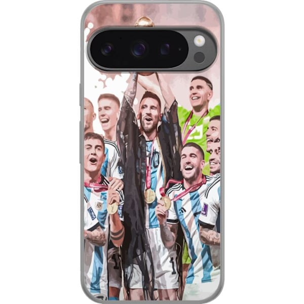 Google Pixel 9 Pro XL Gjennomsiktig deksel Messi