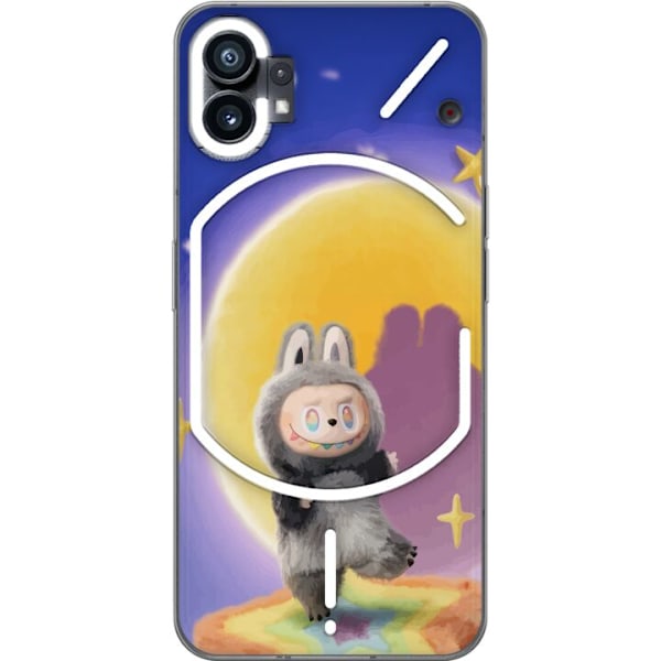 Nothing Phone (1) Genomskinligt Skal Labubu Neon Pop – Neonf
