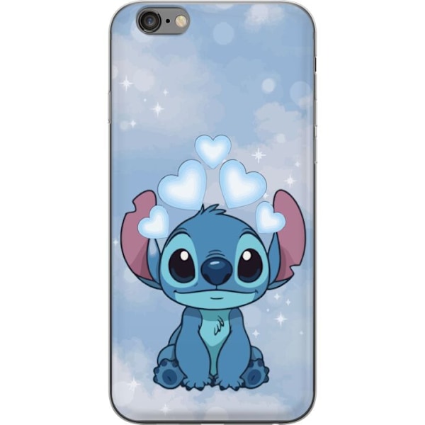 Apple iPhone 6 Plus Genomskinligt Skal Stitch Hoppande Glädje – Rolig Design för Present