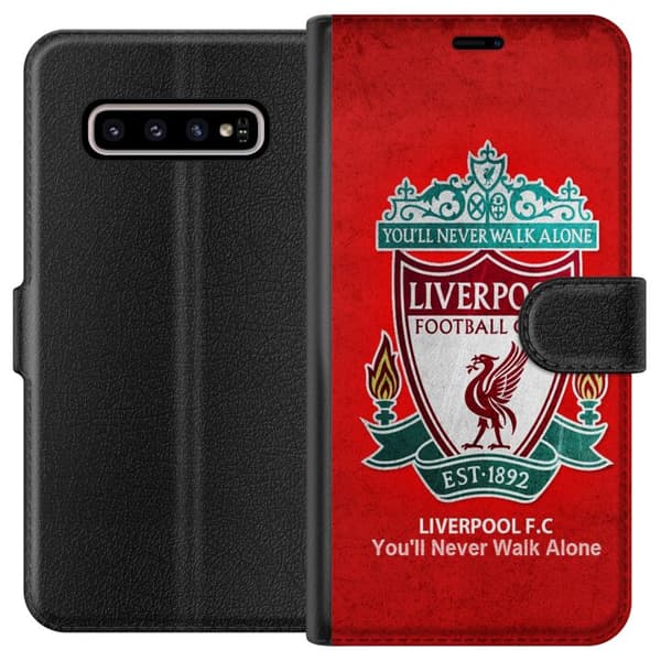 Kompatibelt Lommeboketui til Samsung Galaxy S10+ Liverpool