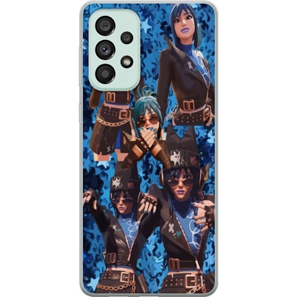 Samsung Galaxy A73 5G Gennemsigtig cover Fortnite