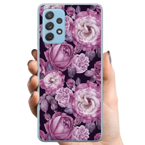 Samsung Galaxy A72 5G TPU Mobilcover Blomster