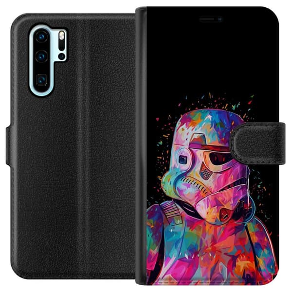 Kompatibelt Lommeboketui til Huawei P30 Pro Star Wars Stormtrooper