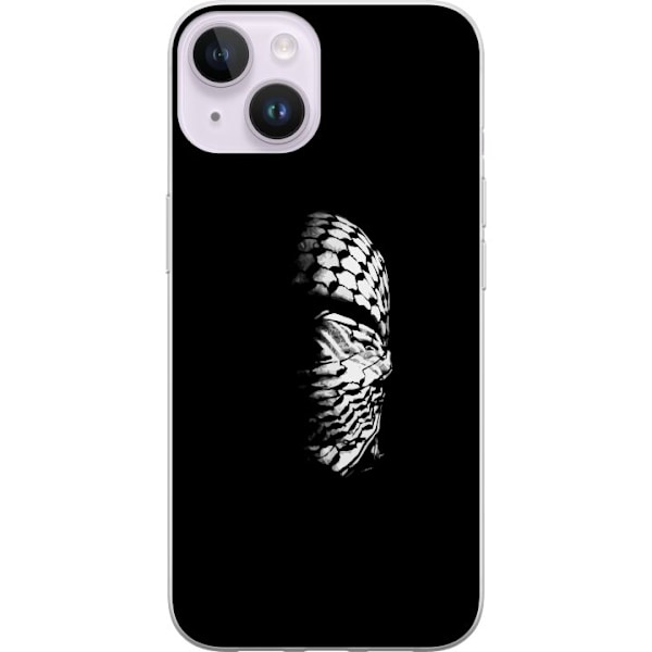 Apple iPhone 14 Plus Genomskinligt Skal Keffiyeh-mönster –