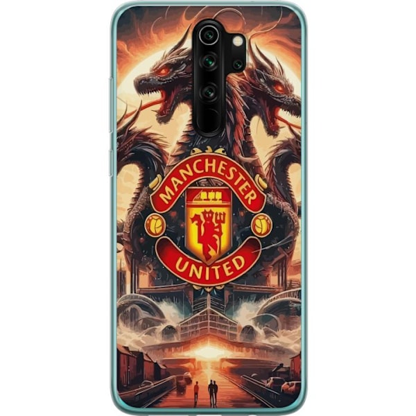 Xiaomi Redmi Note 8 Pro  Gjennomsiktig deksel Manchester Unite