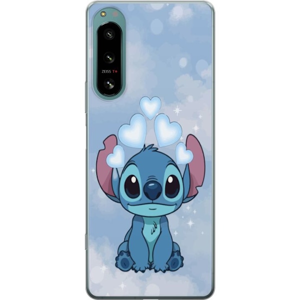 Sony Xperia 5 IV Läpinäkyvä kuori Stitch Hyppäävä Ilo - Hauska Suunnittelu Lahjalle