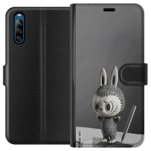 Sony Xperia L4 Tegnebogsetui Pop Mart MEGA LABUBU LABUBU Sketc