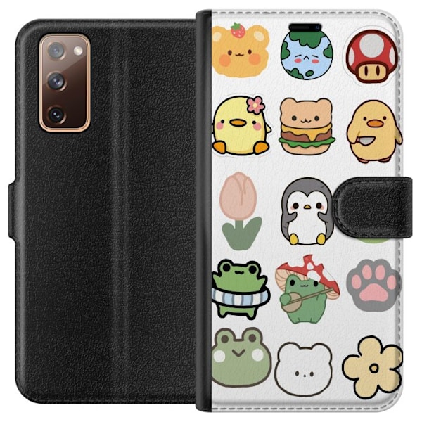 Samsung Galaxy S20 FE Tegnebogsetui Kawaii Friends