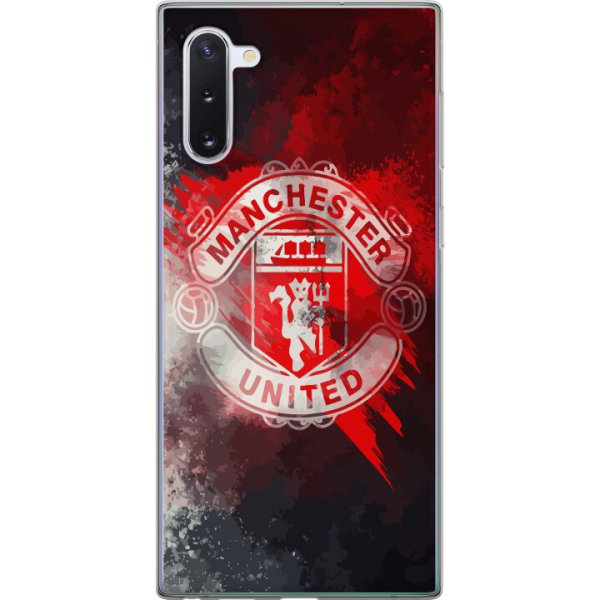 Samsung Galaxy Note10 Läpinäkyvä kuori Manchester United