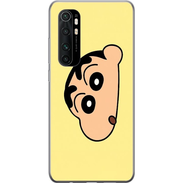 Xiaomi Mi Note 10 Lite Läpinäkyvä kuori Peeking Shinchan