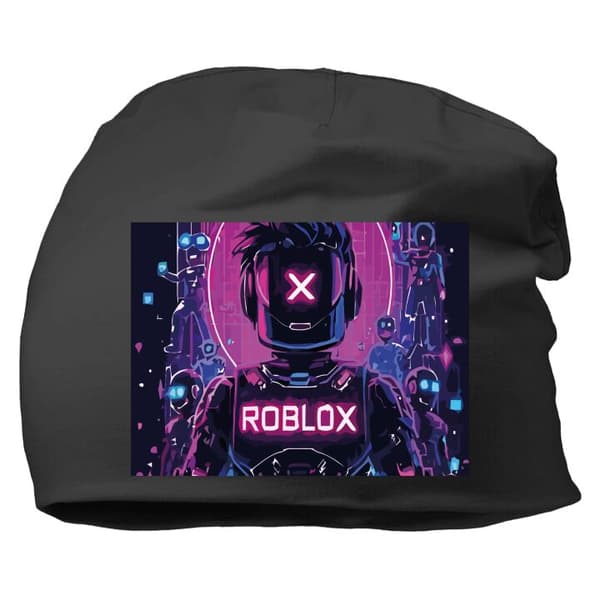 Hue til Voksen | Varm Beanie i Blødt Materiale Sort One-size Roblox Sort one size