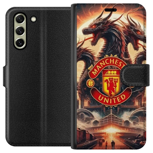 Samsung Galaxy S21 FE 5G Lompakkokotelo Manchester United