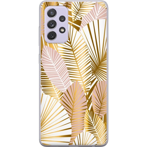 Samsung Galaxy A52s 5G Läpinäkyvä kuori Kulta
