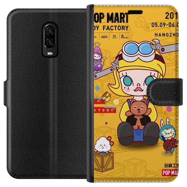 OnePlus 6T Tegnebogsetui Legetøjsfabrik Pop Mart