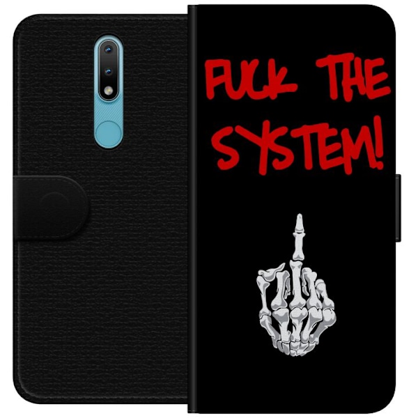 Nokia 2.4 Plånboksfodral Fuck System