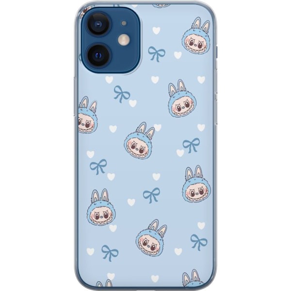 Apple iPhone 12 mini Gennemsigtig cover Labubu Ildånd