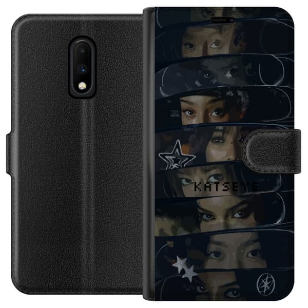 Kompatibelt Lommeboketui til OnePlus 7 KATSEYE svart