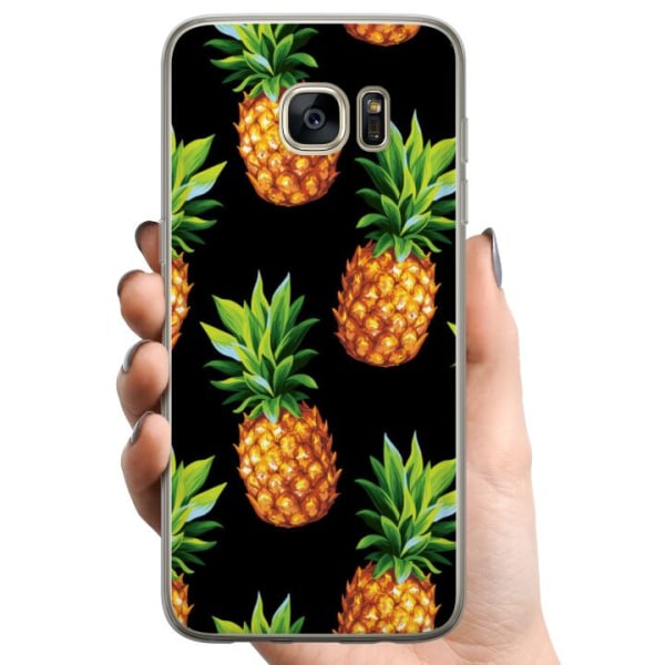 Samsung Galaxy S7 edge TPU Mobilcover Ananas
