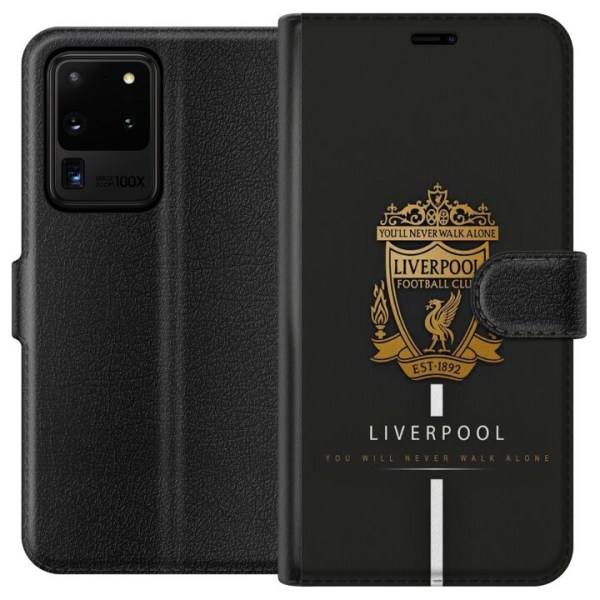 Samsung Galaxy S20 Ultra Tegnebogsetui Liverpool L.F.C.