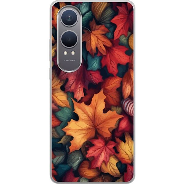 OnePlus Nord CE4 Lite Genomskinligt Skal Höstlöv