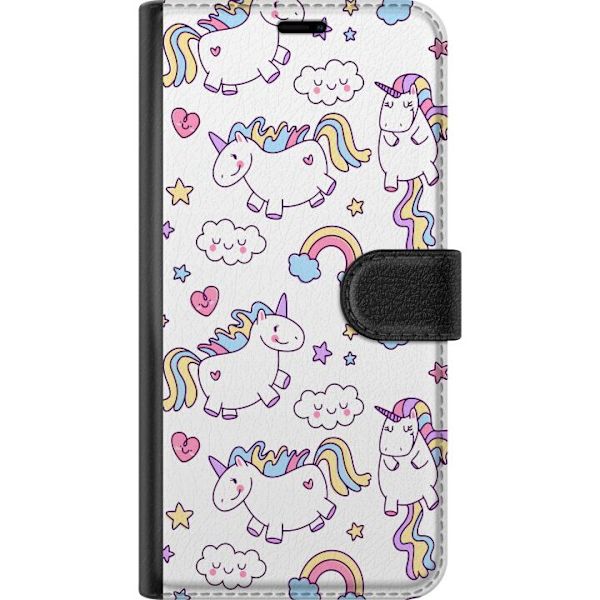 Kompatibelt Plånboksfodral till Apple iPhone 6 Unicorn Pattern