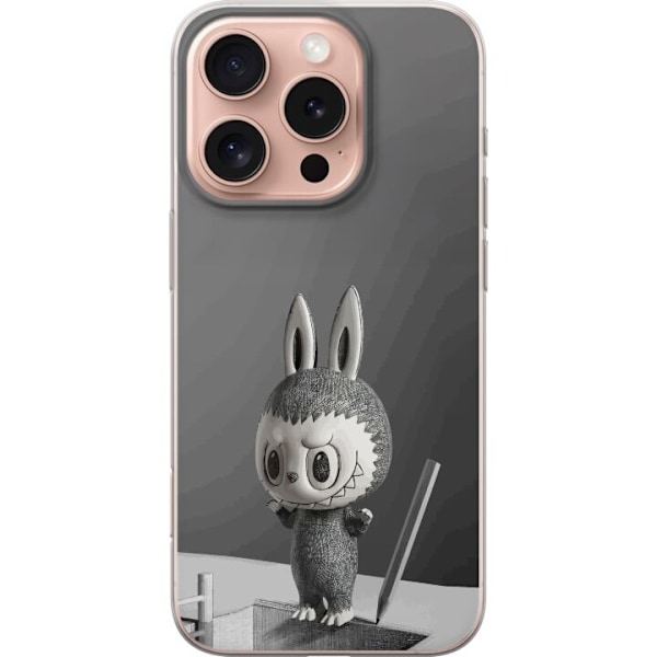Apple iPhone 16 Pro Läpinäkyvä kuori Pop Mart MEGA LABUBU L