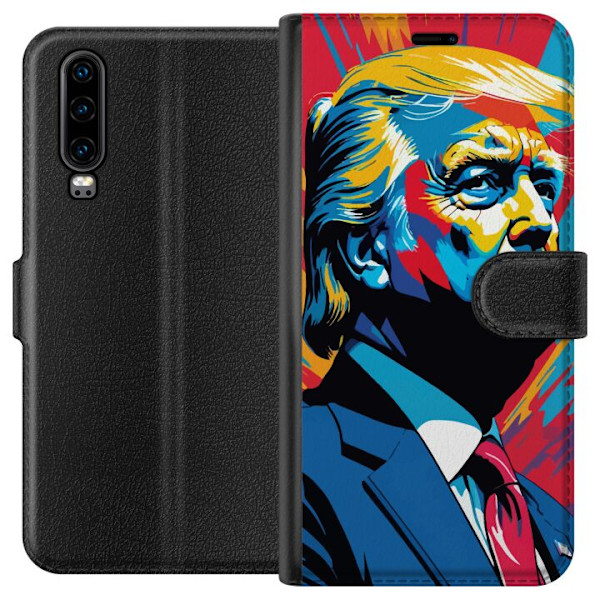 Huawei P30 Plånboksfodral Trump