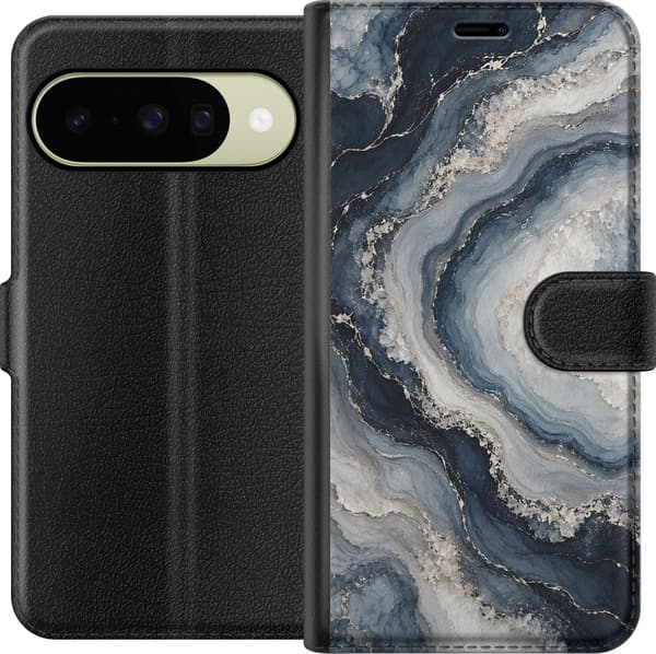 Kompatibel Tegnebogsetui til Google Pixel 10 Nattagat blå