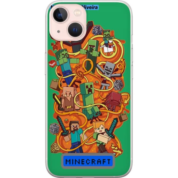 Kompatibel Mobilcover til Apple iPhone 13 Minecraft