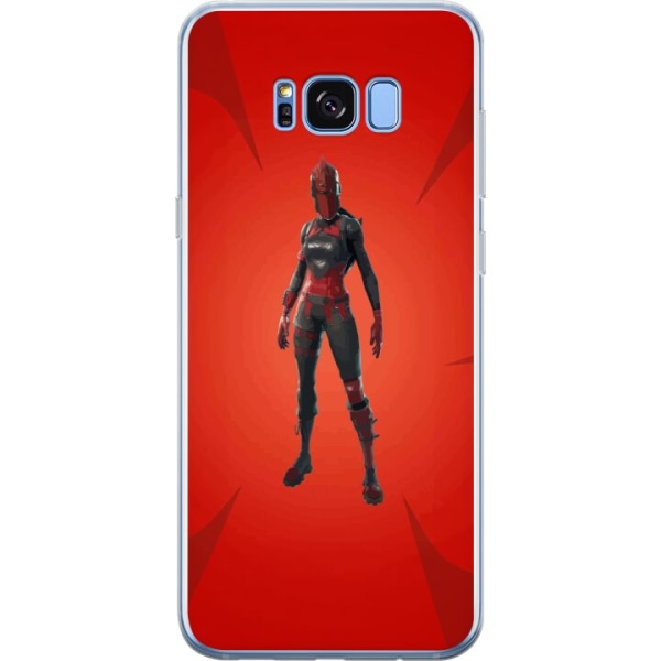 Samsung Galaxy S8+ Gjennomsiktig deksel Fortnite - Rød Ridder