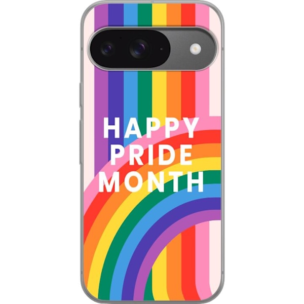 Google Pixel 9 Pro Gennemsigtig cover Happy Pride Month